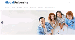 Desktop Screenshot of globaluniversite.com