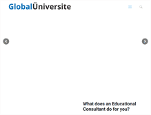 Tablet Screenshot of globaluniversite.com